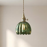 Japanese Glass Pendant Light