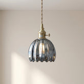 Japanese Glass Pendant Light