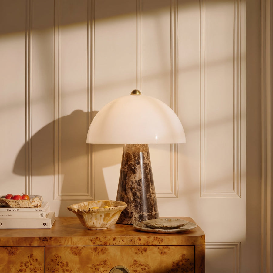 Solid Marble Table Lamp