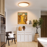 Log Wood Ceiling Light