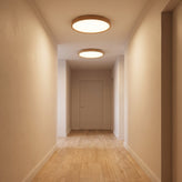 Log Wood Ceiling Light