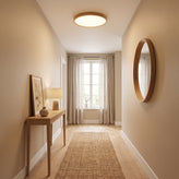 Log Wood Ceiling Light