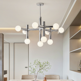 Metal Bauhaus Chandelier