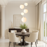 Nordic Moonlamp Staircase Chandelier