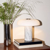 Pelar Marble Glass Table Lamp