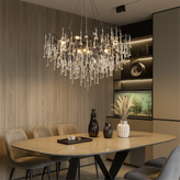 Raindrop Black Chandelier