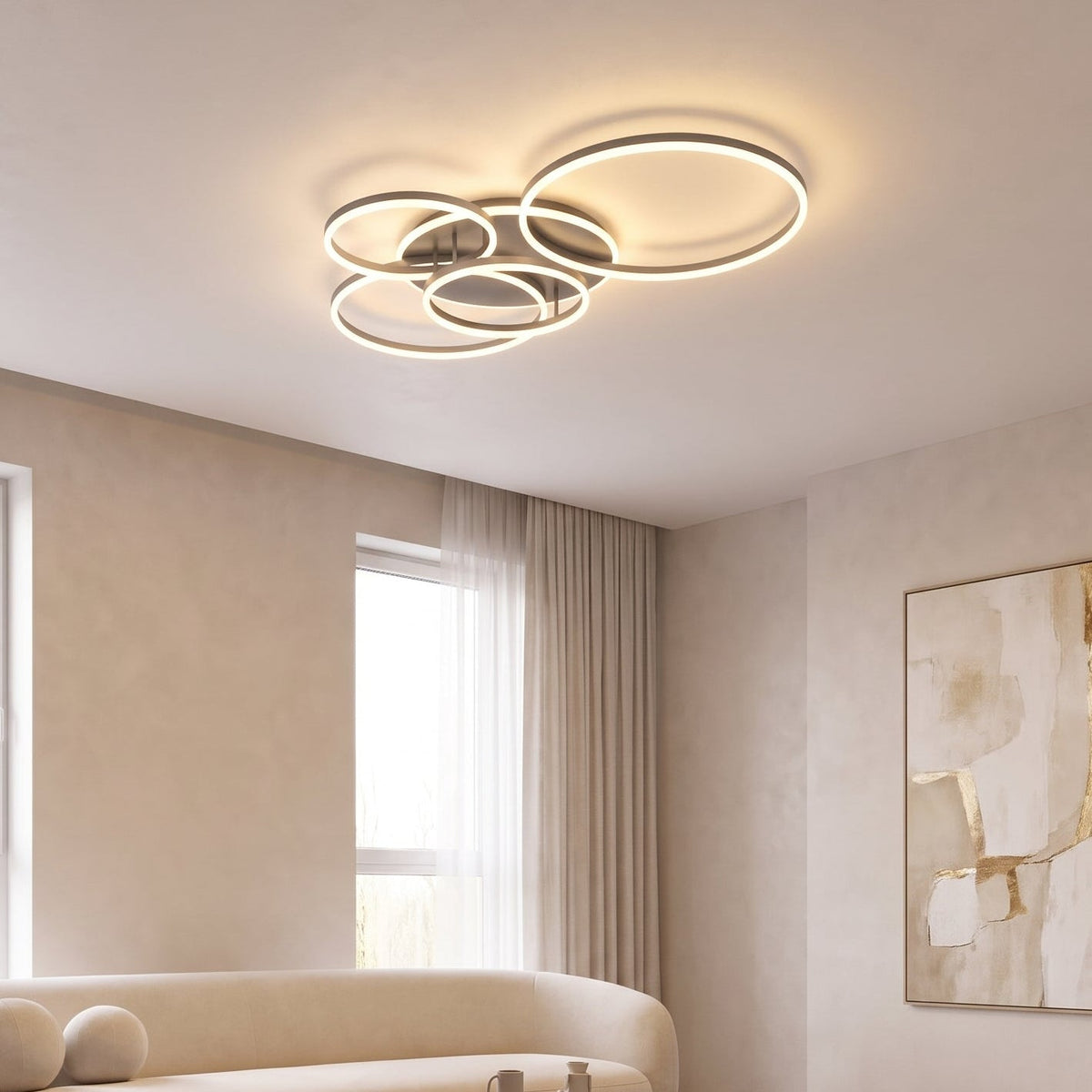Randale's Black Ceiling Light