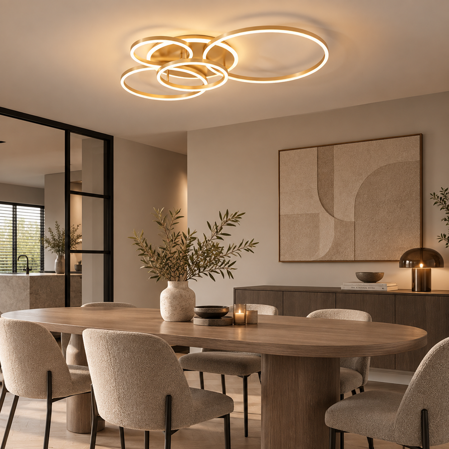 Randale's Gold Ceiling Light