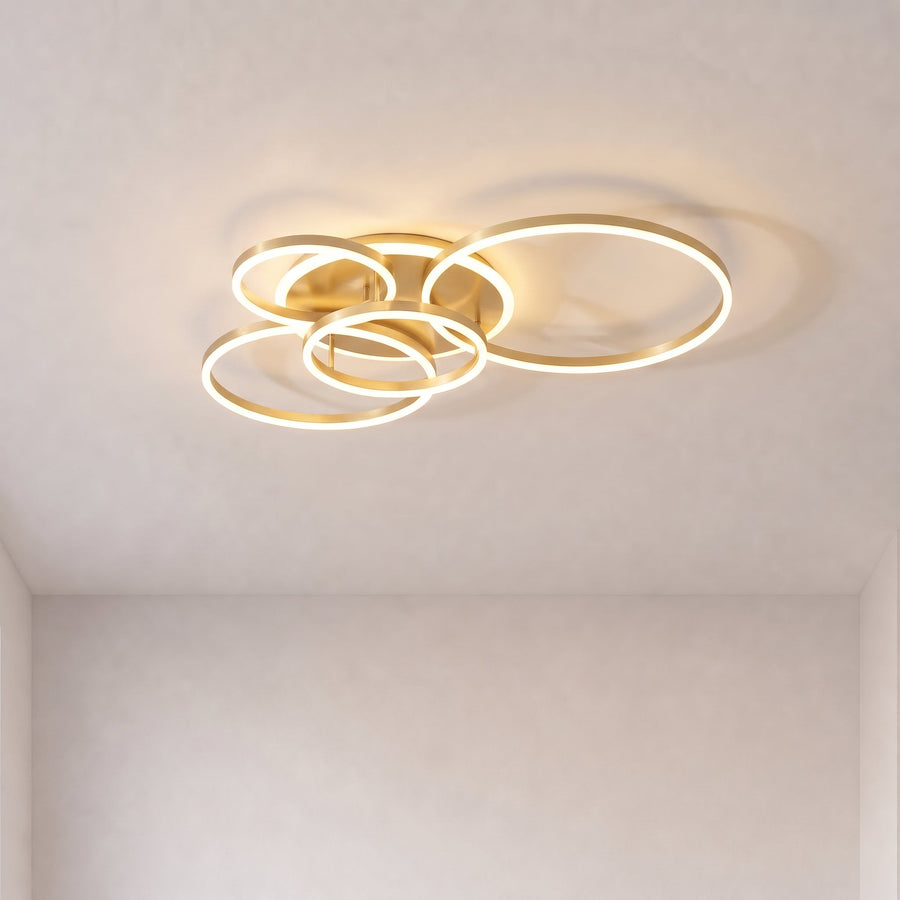 Randale's Gold Ceiling Light