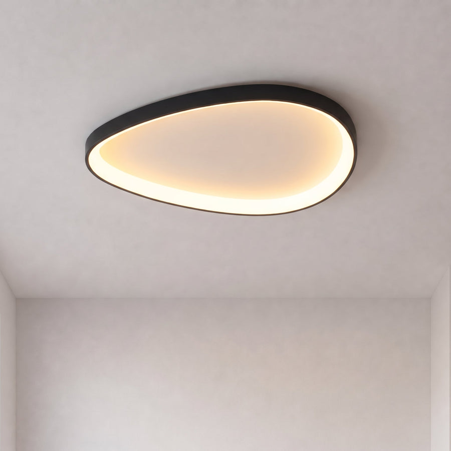 Single Black Armure Ceiling Light