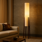 Solid Walnut Floor Lamp