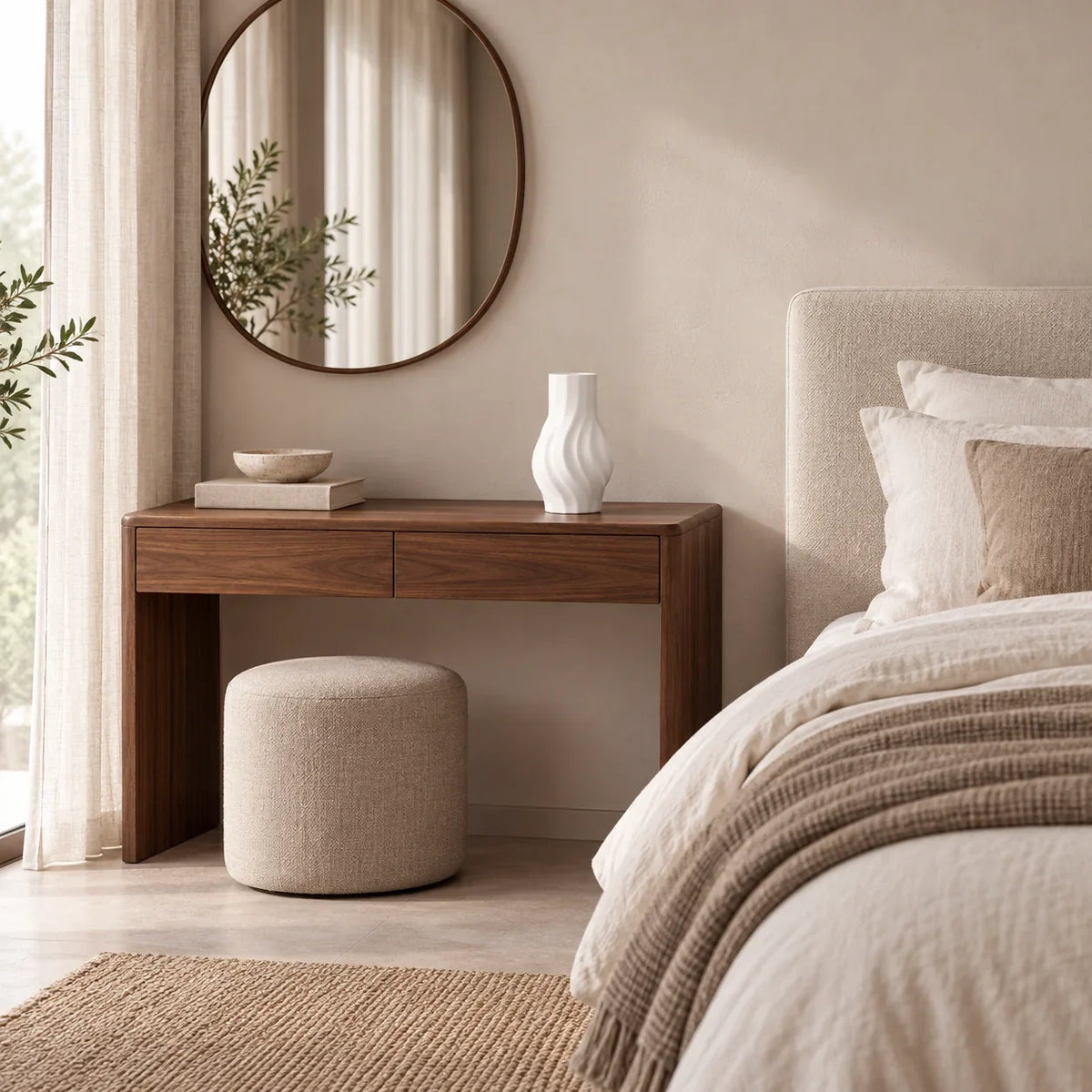 ÉDITORIAL | Blanc / 21 cm | Chambre | ONDE — mise en scène générée