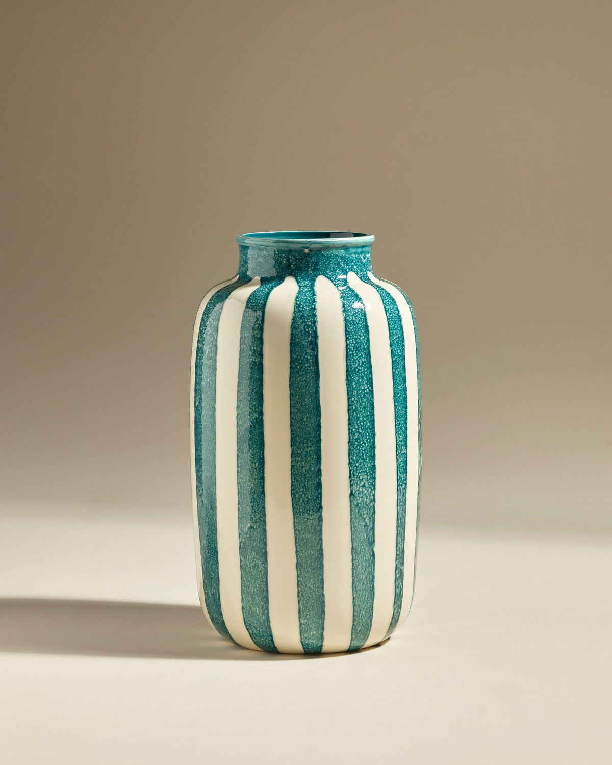 Vase décoratif Taahys en céramique Bleu – 36 cm – vue 1