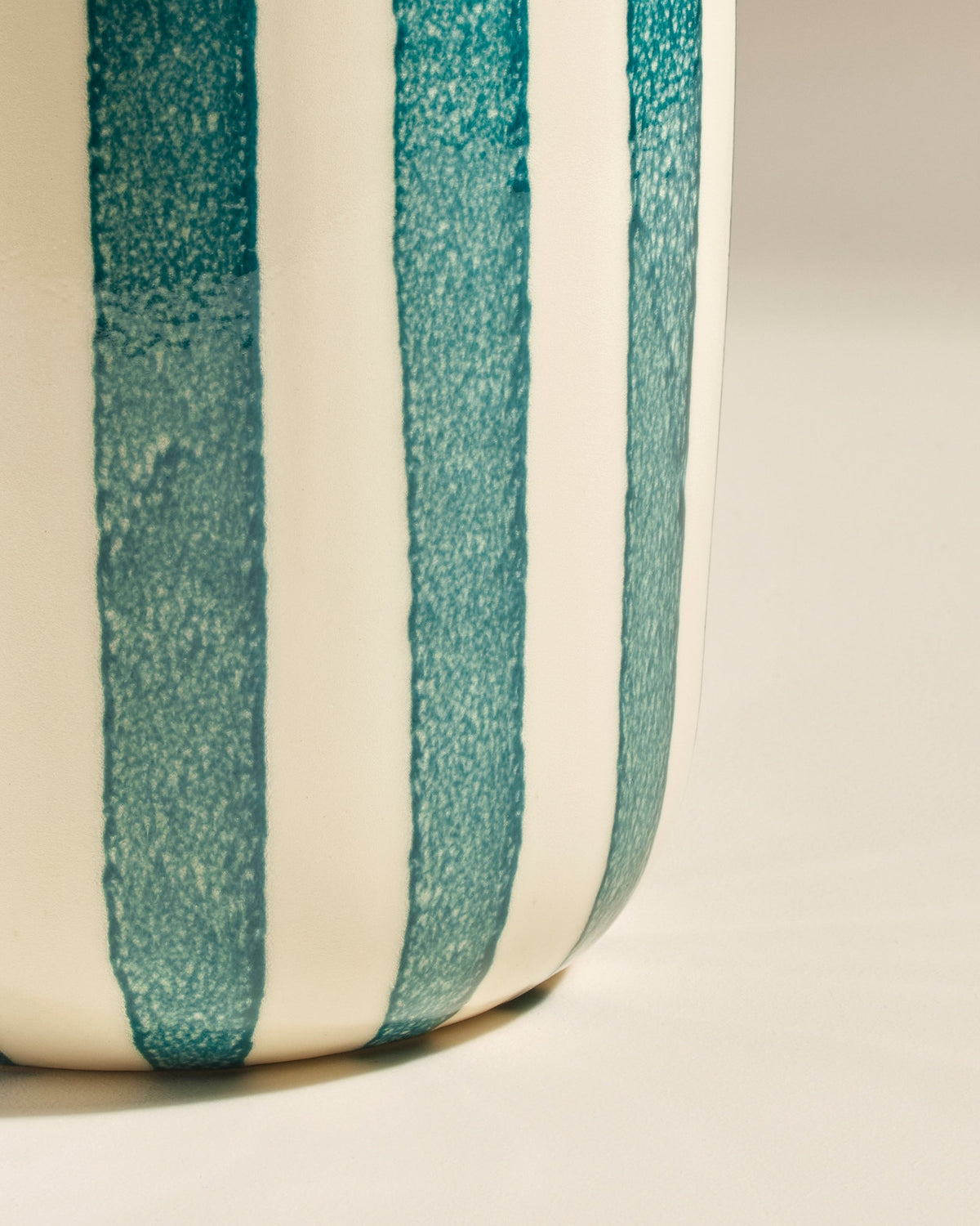 Vase décoratif Taahys en céramique Bleu – 36 cm – vue 3