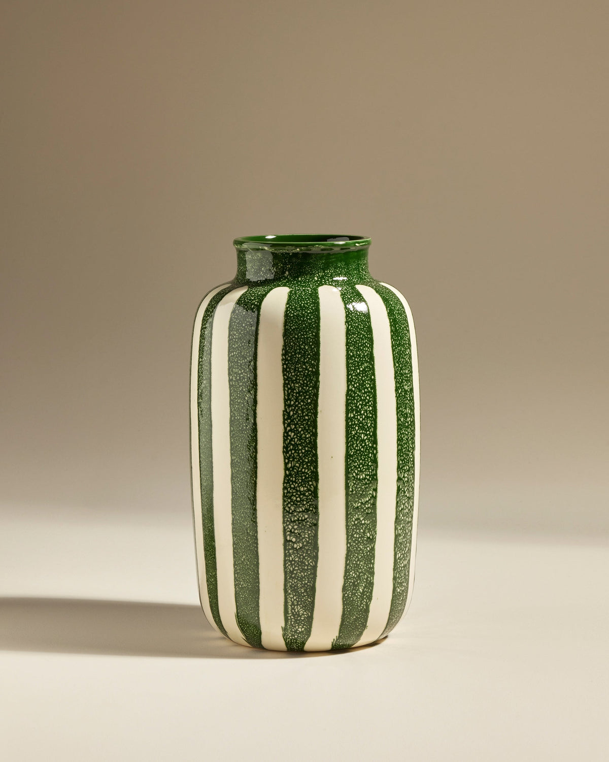 Vase décoratif Taahys en céramique Vert – 36 cm – vue 1