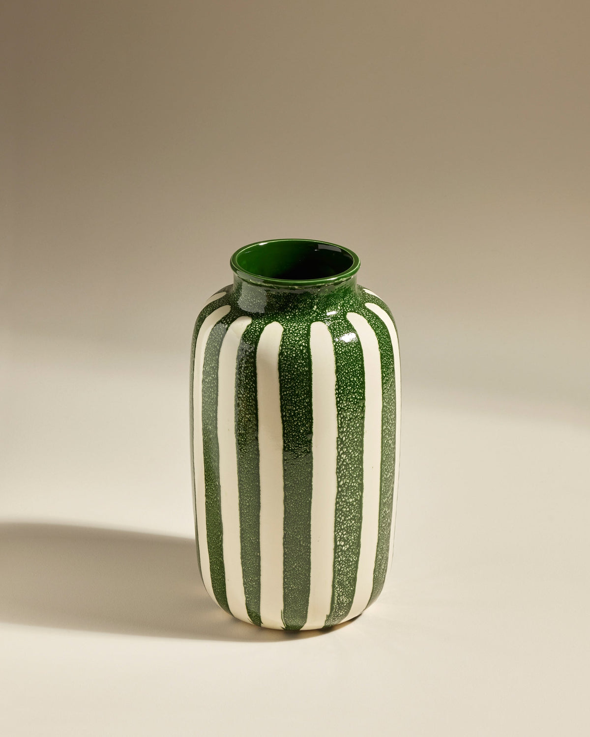 Vase décoratif Taahys en céramique Vert – 36 cm – vue 3