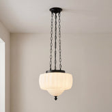 Vintage Milky White Pendant light