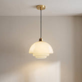 Milky White Glass Pendant Light